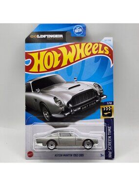 Hot Wheels Aston Martin 1963 DB5 Goldfinger 60th Ann HW Screen Time 7/10 107/250